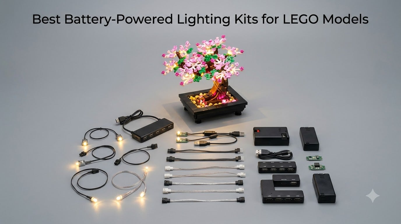 Best Battery-Powered Lighting Kits for LEGO Models