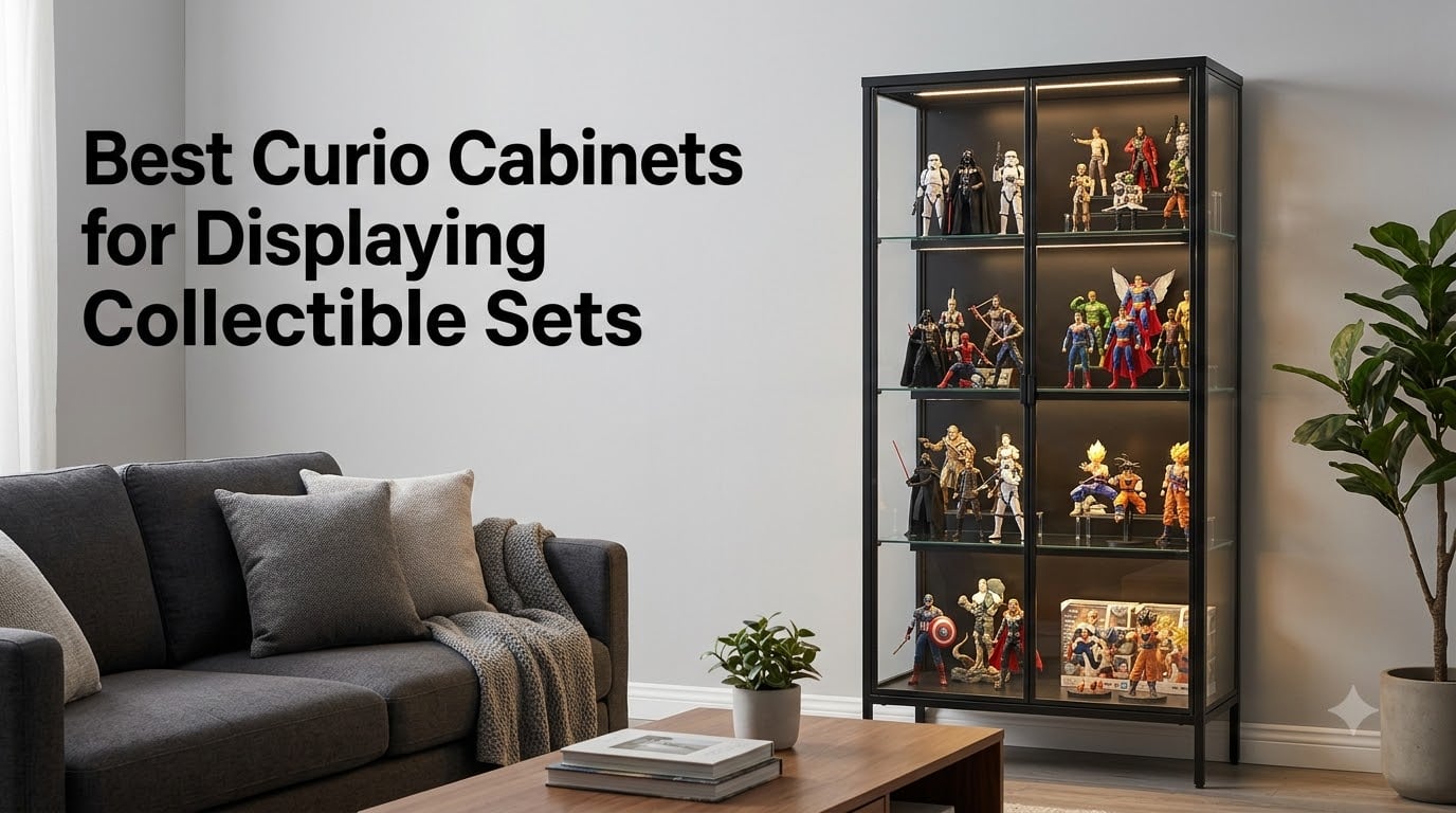 Best Curio Cabinets for Displaying Collectible Sets