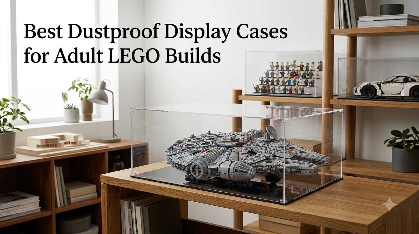 Best Dustproof Display Cases for Adult LEGO Builds