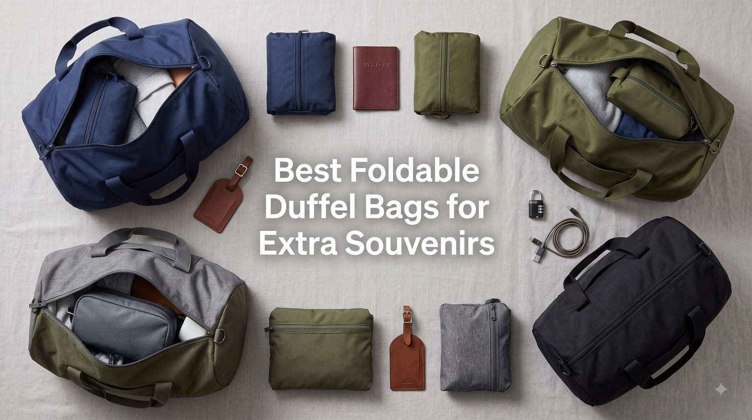 Best Foldable Duffel Bags for Extra Souvenirs