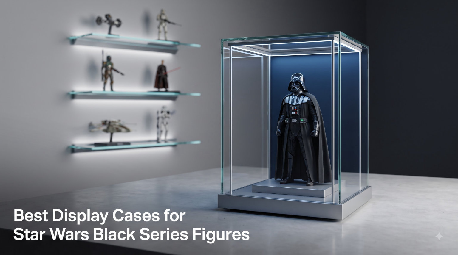 Best Display Cases for Star Wars Black Series Figures