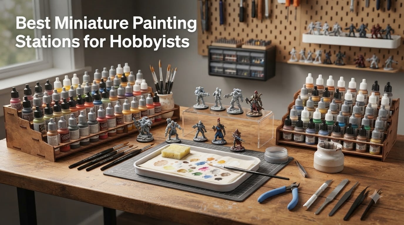 Best Miniature Painting Stations for Hobbyists