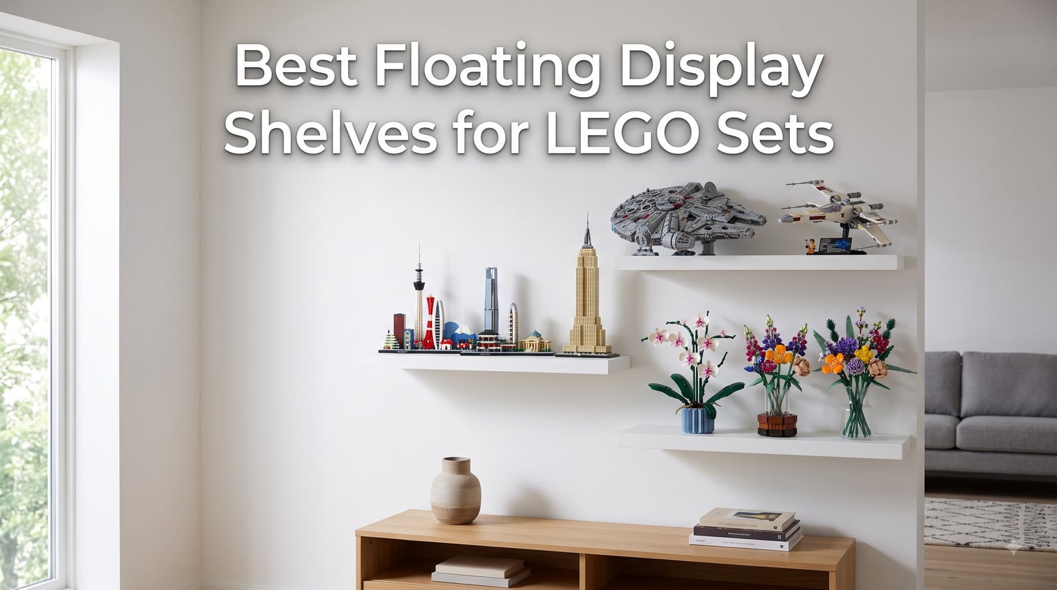 Best Floating Display Shelves for LEGO Sets