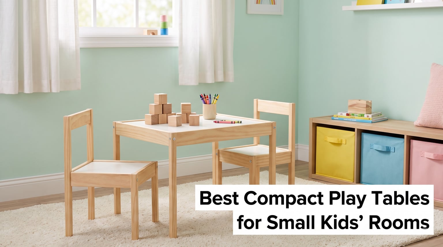 Best Compact Play Tables for Small Kids' Rooms