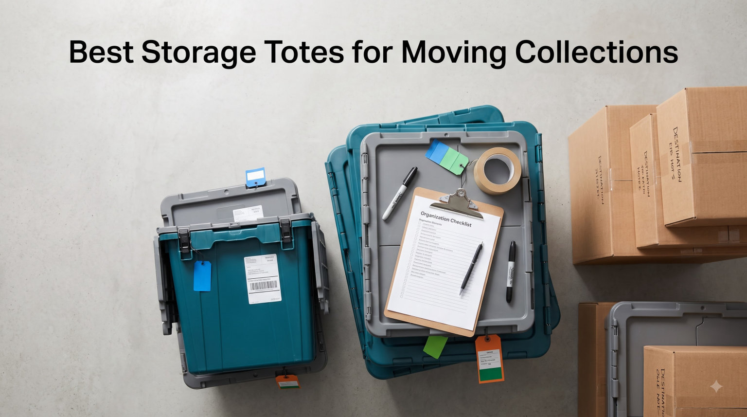 Best Storage Totes for Moving Collections