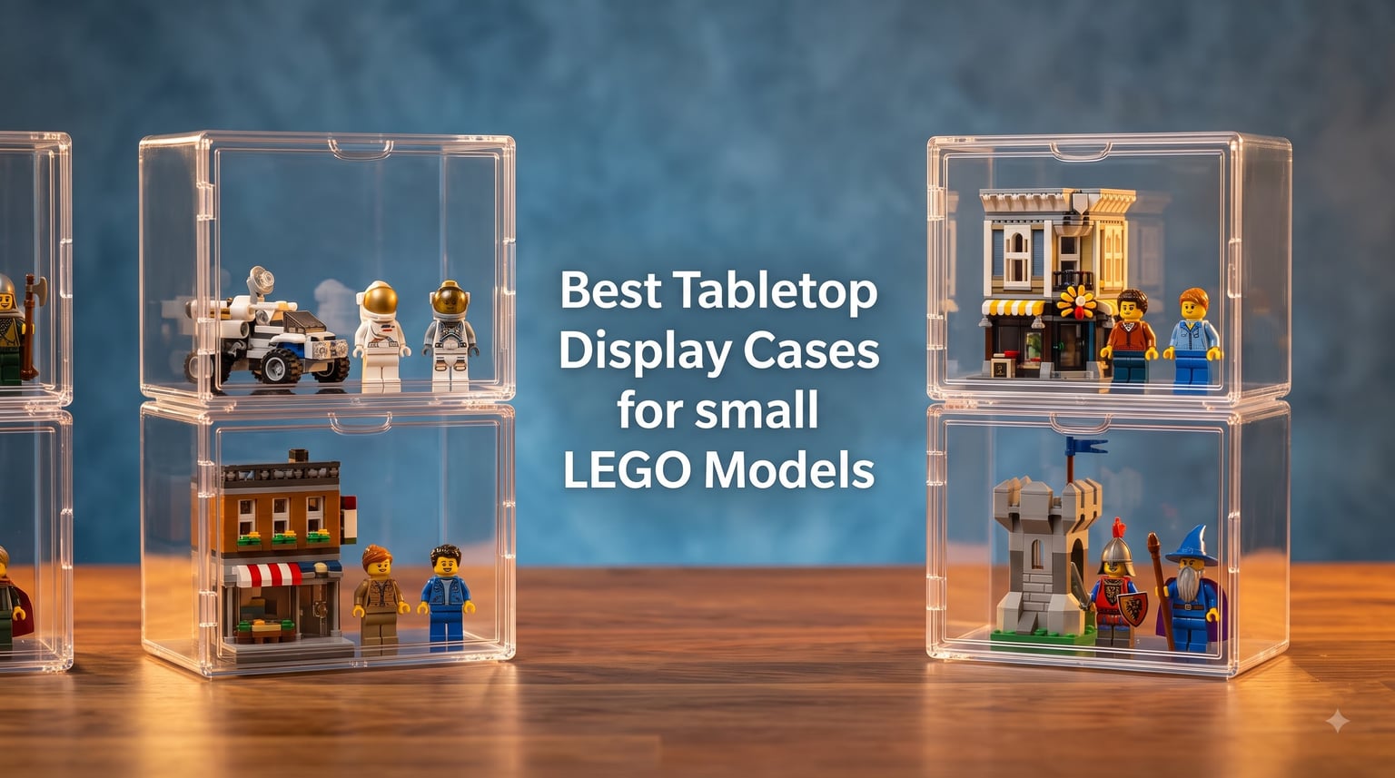 Best Tabletop Display Cases for Small LEGO Models