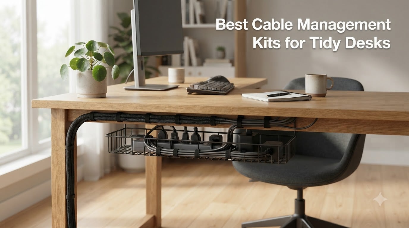 Best Cable Management Kits for Tidy Desks