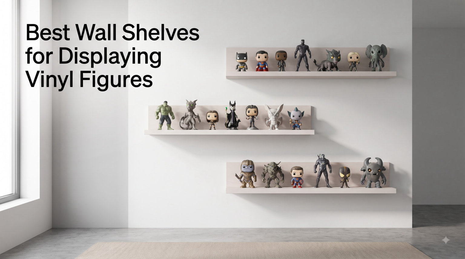 Best Wall Shelves for Displaying Vinyl Figures