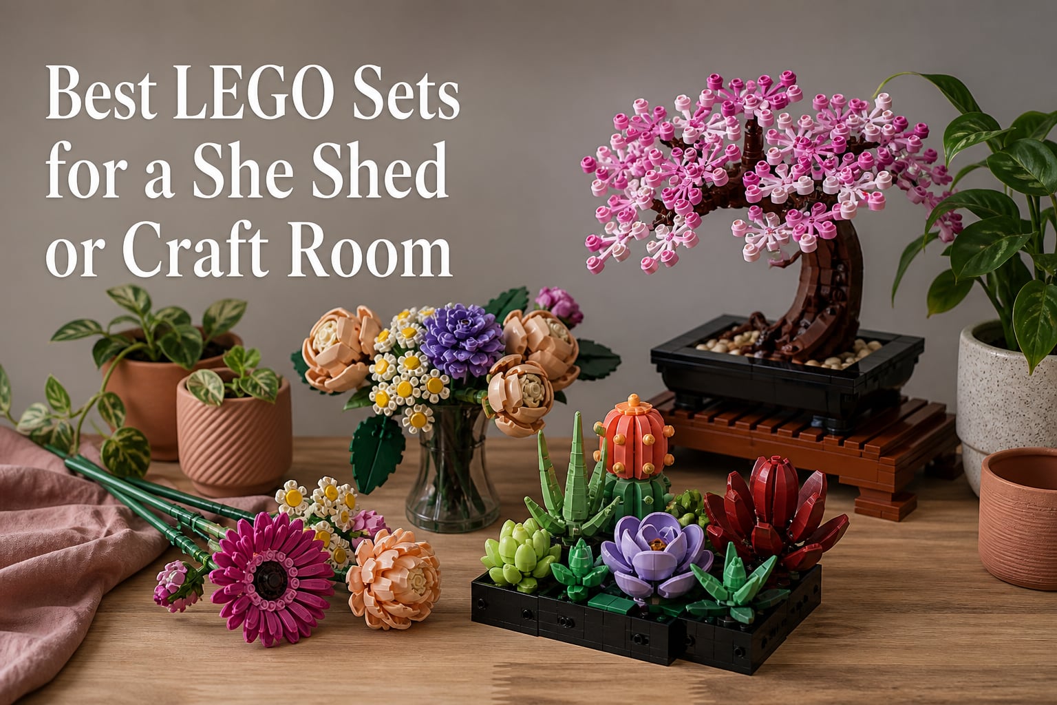 Best LEGO Sets for a She Shed or Craft Room
