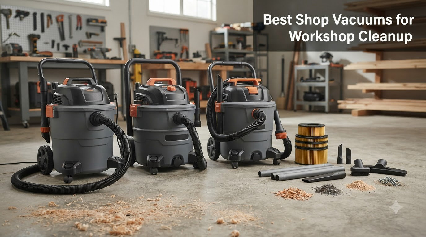 Best Shop Vacuums for Workshop Cleanup