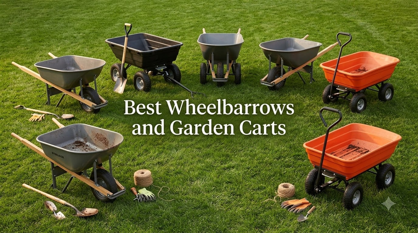 Best Wheelbarrows and Garden Carts