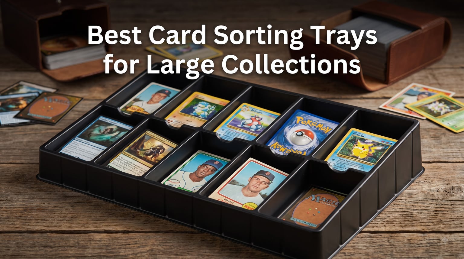 Best Card Sorting Trays for Large Collections