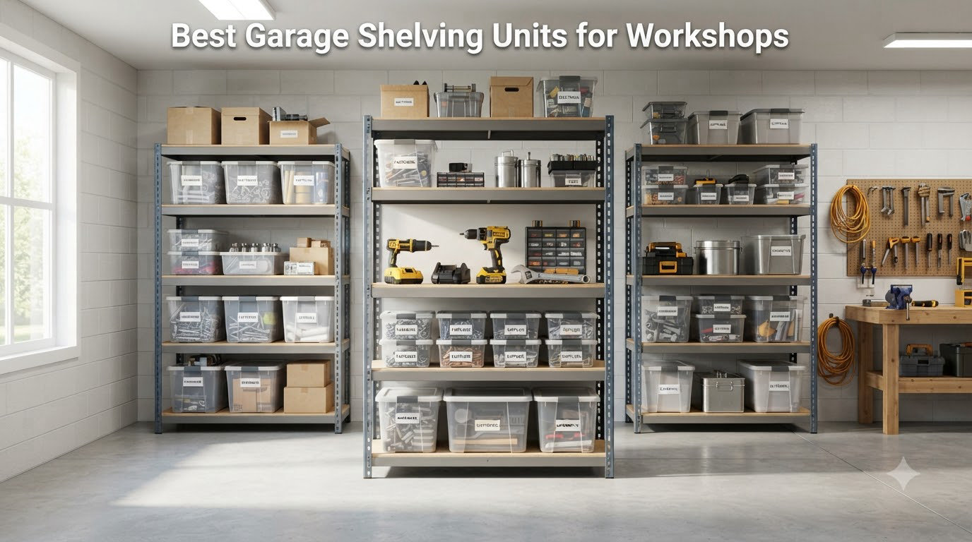 Best Garage Shelving Units for Workshops