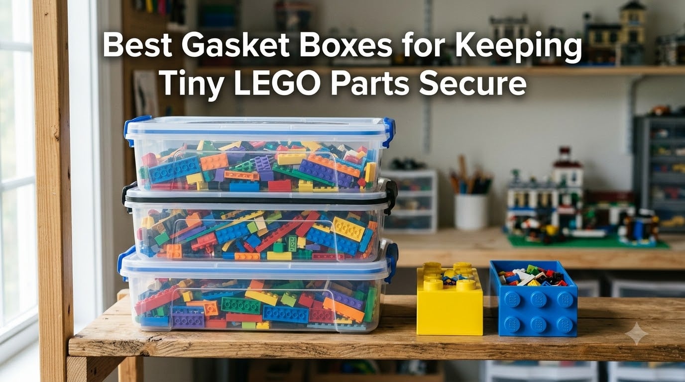 Best Gasket Boxes for Keeping Tiny LEGO Parts Secure
