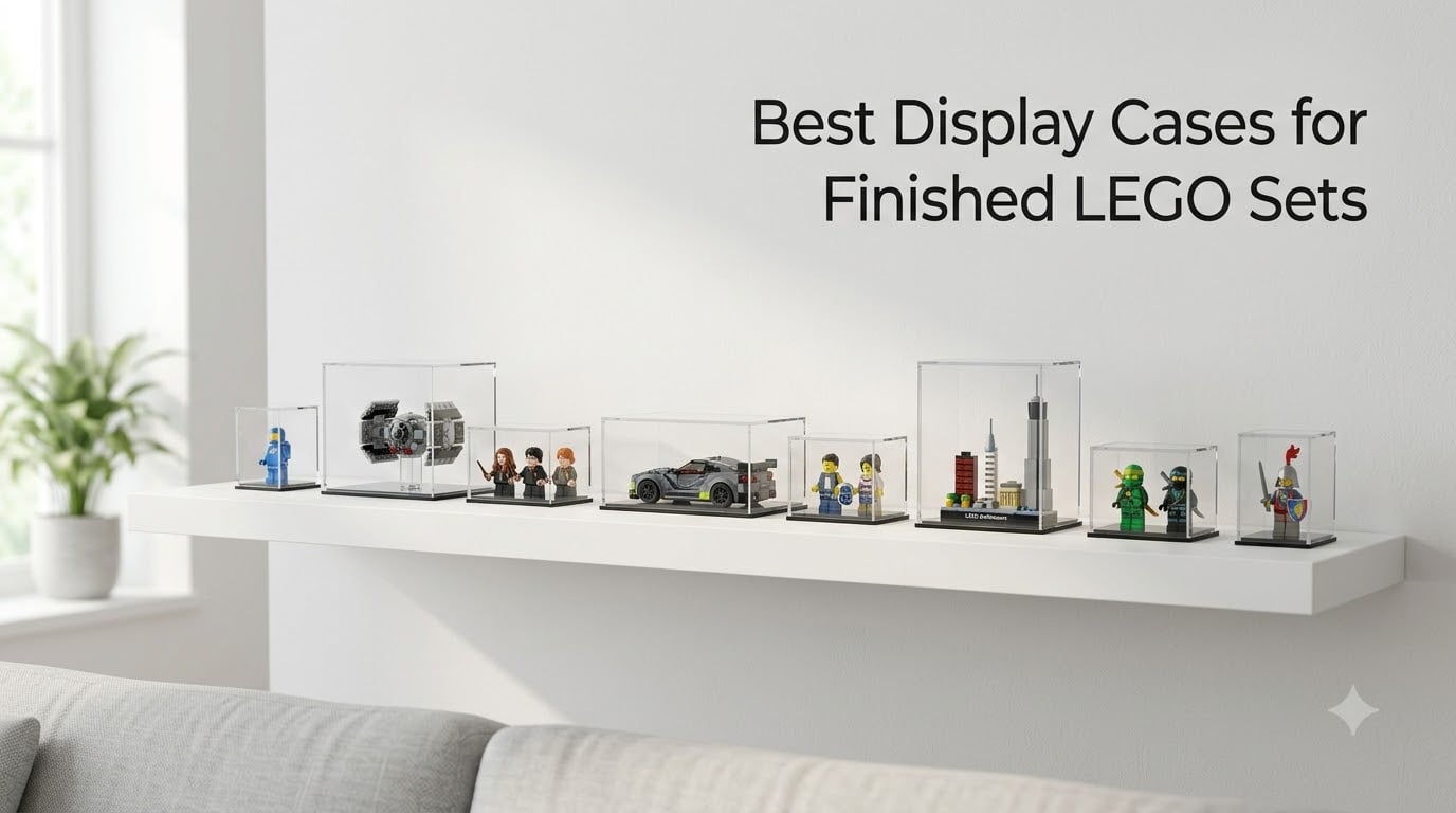 Best Display Cases for Finished LEGO Sets