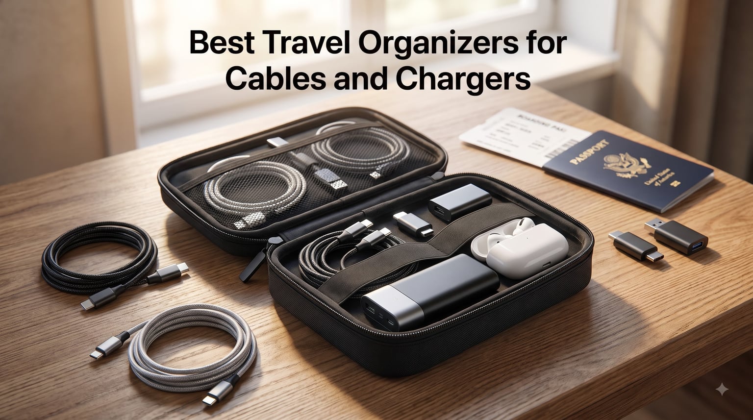 Best Travel Organizers for Cables and Chargers