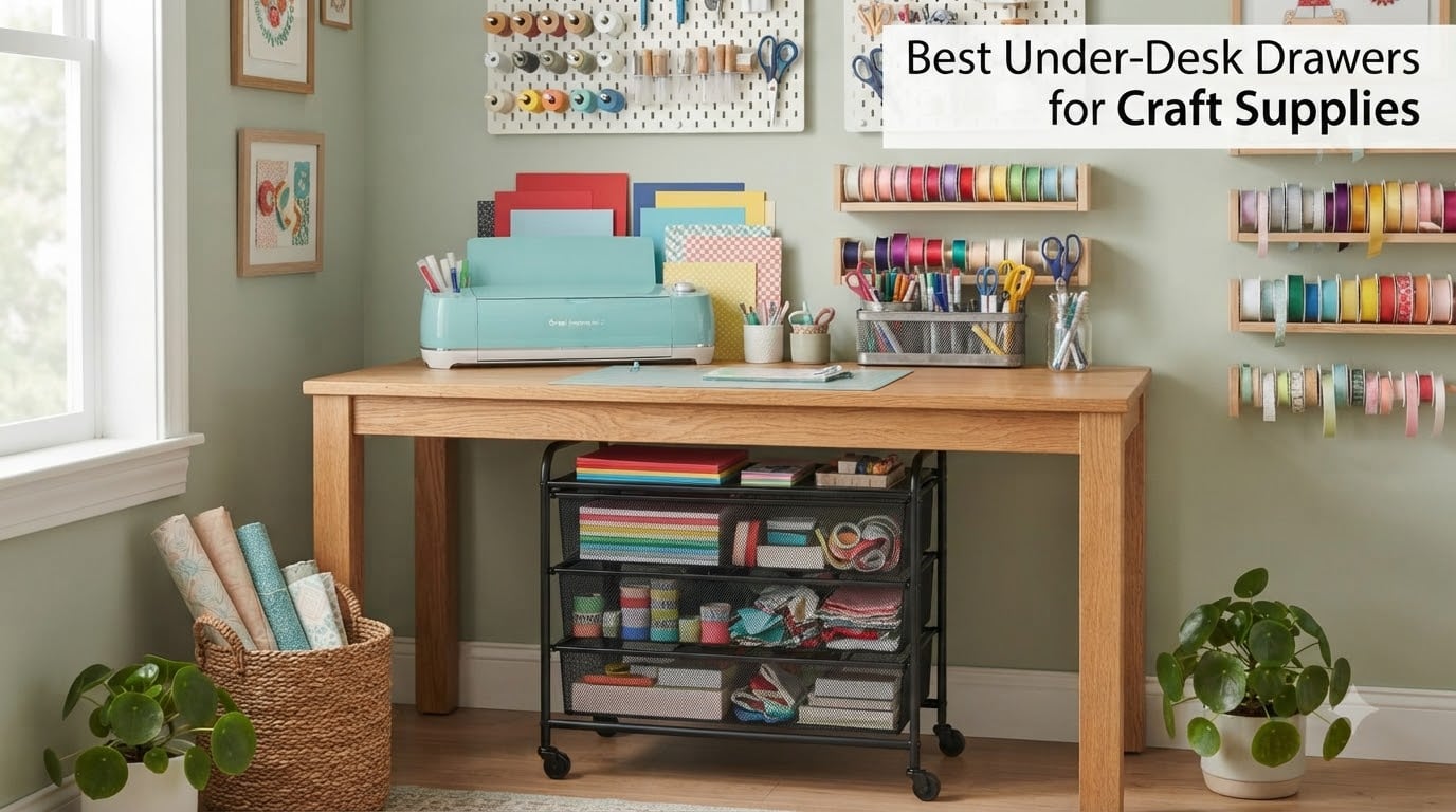 Best Under-Desk Drawers for Craft Supplies