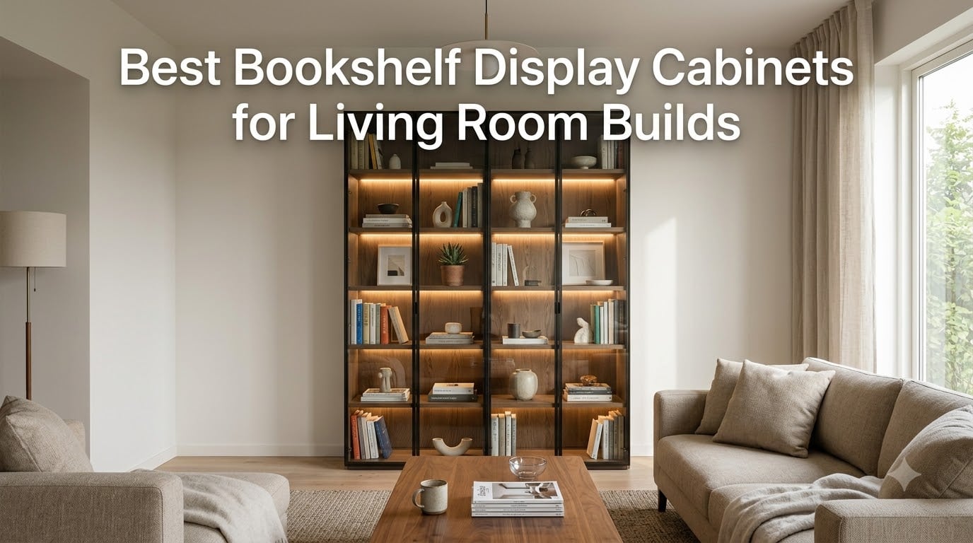 Best Bookshelf Display Cabinets for Living Room Builds