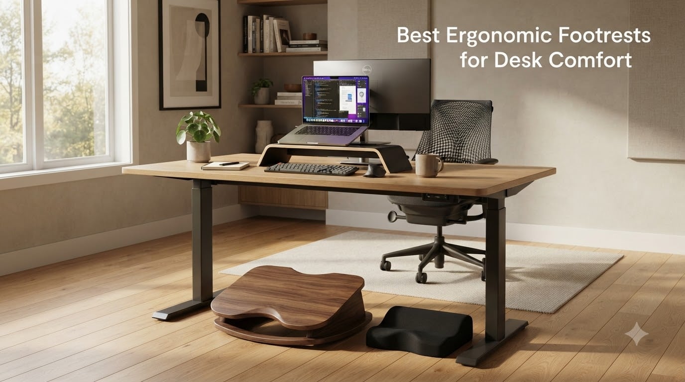 Best Ergonomic Footrests for Desk Comfort