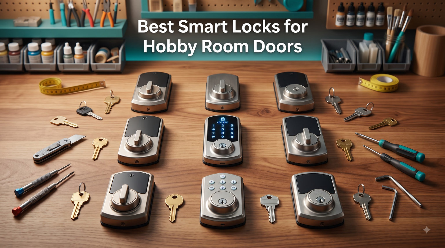 Best Smart Locks for Hobby Room Doors