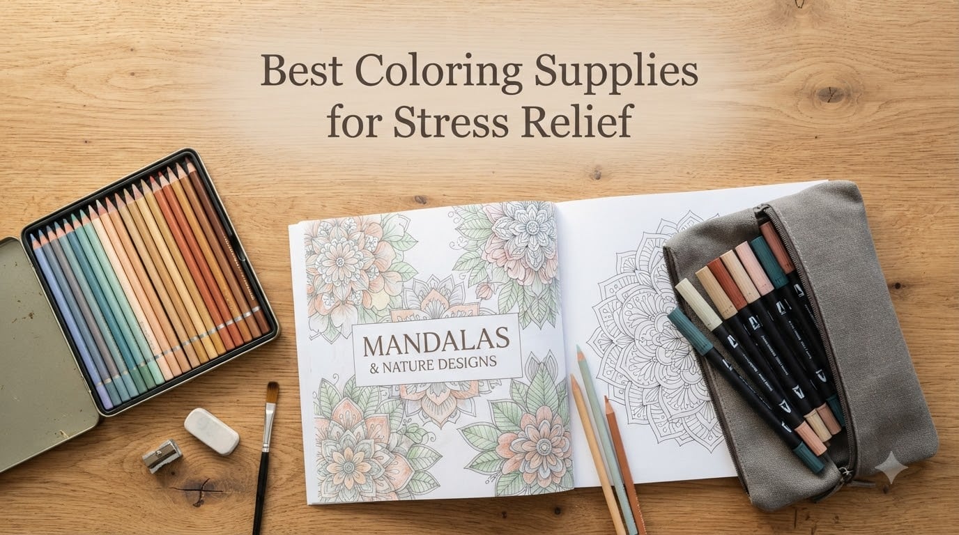 Best Coloring Supplies for Stress Relief