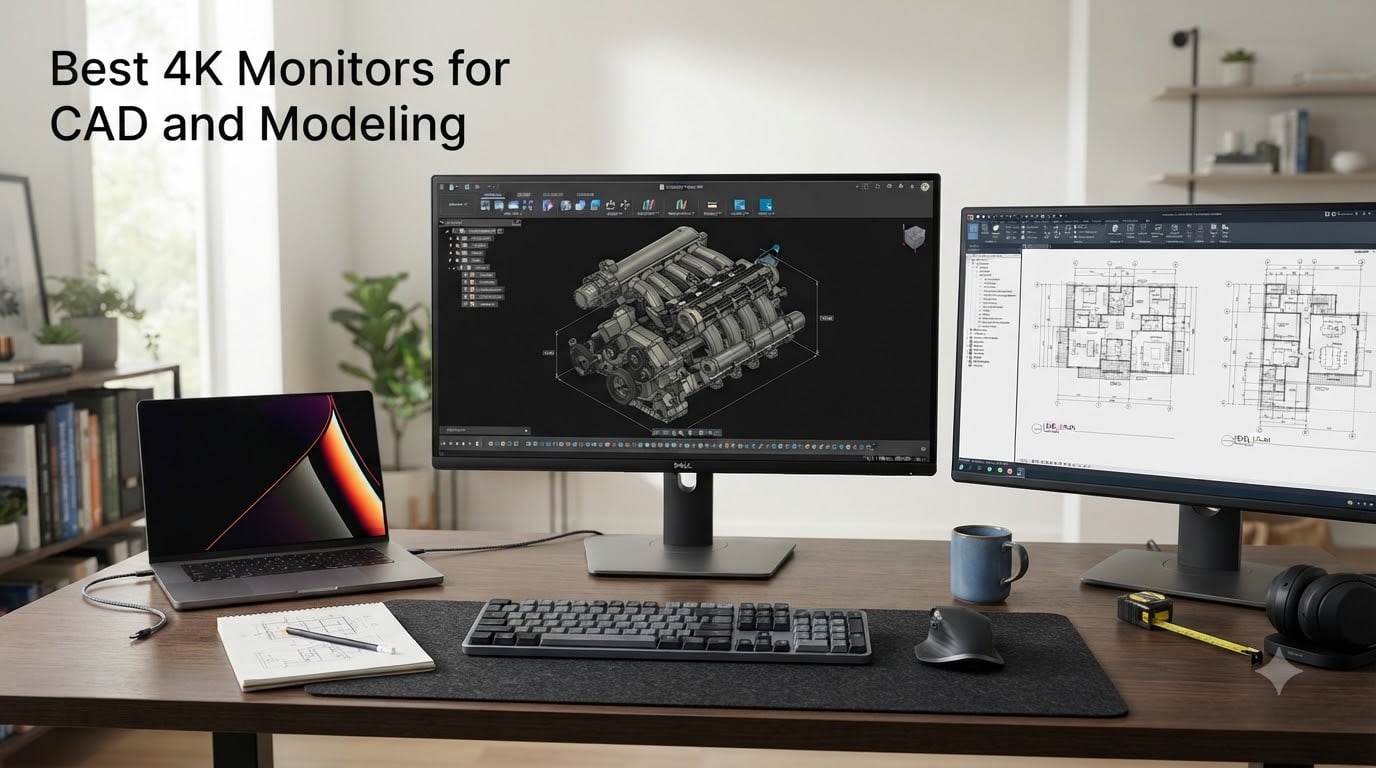 Best 4K Monitors for CAD and Modeling