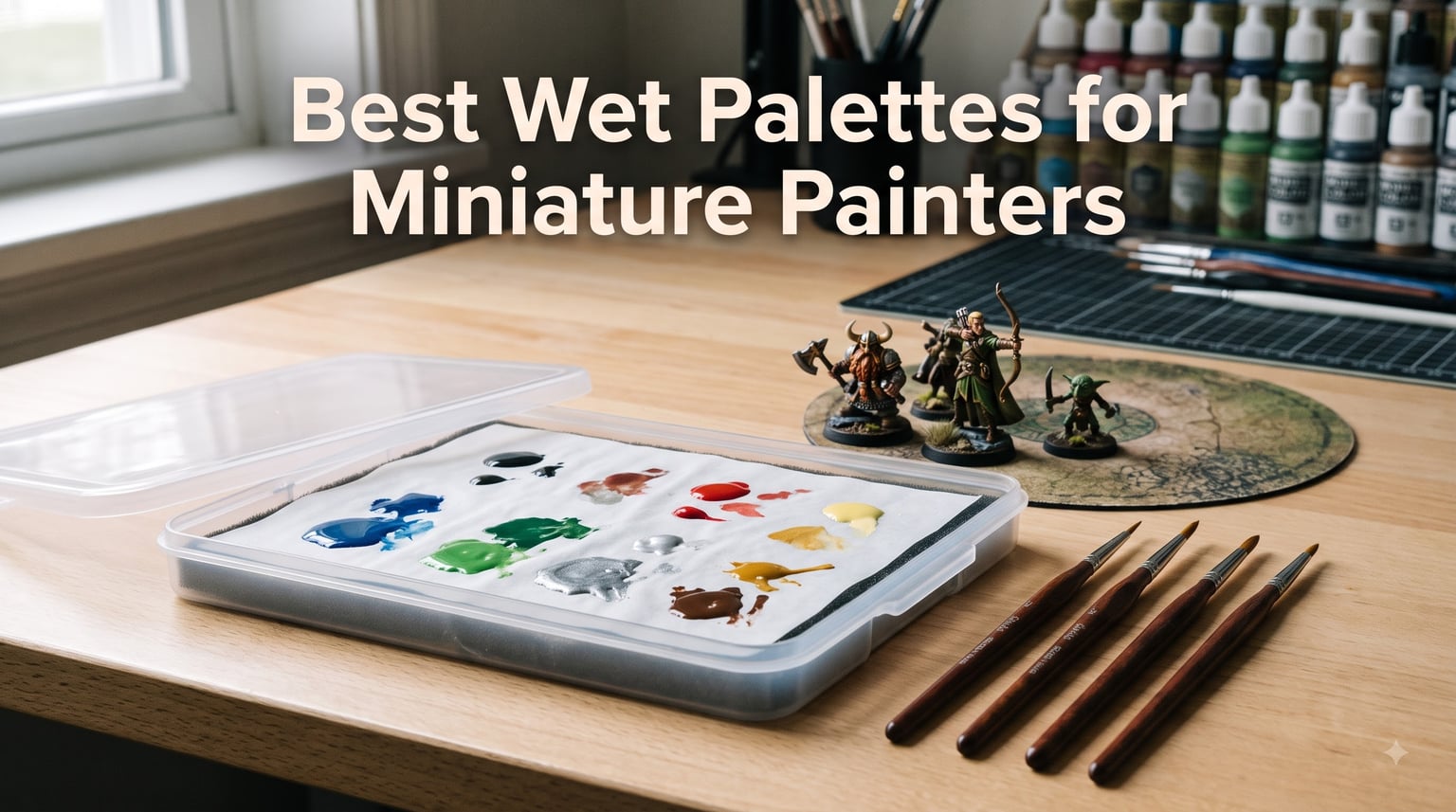 Best Wet Palettes for Miniature Painters