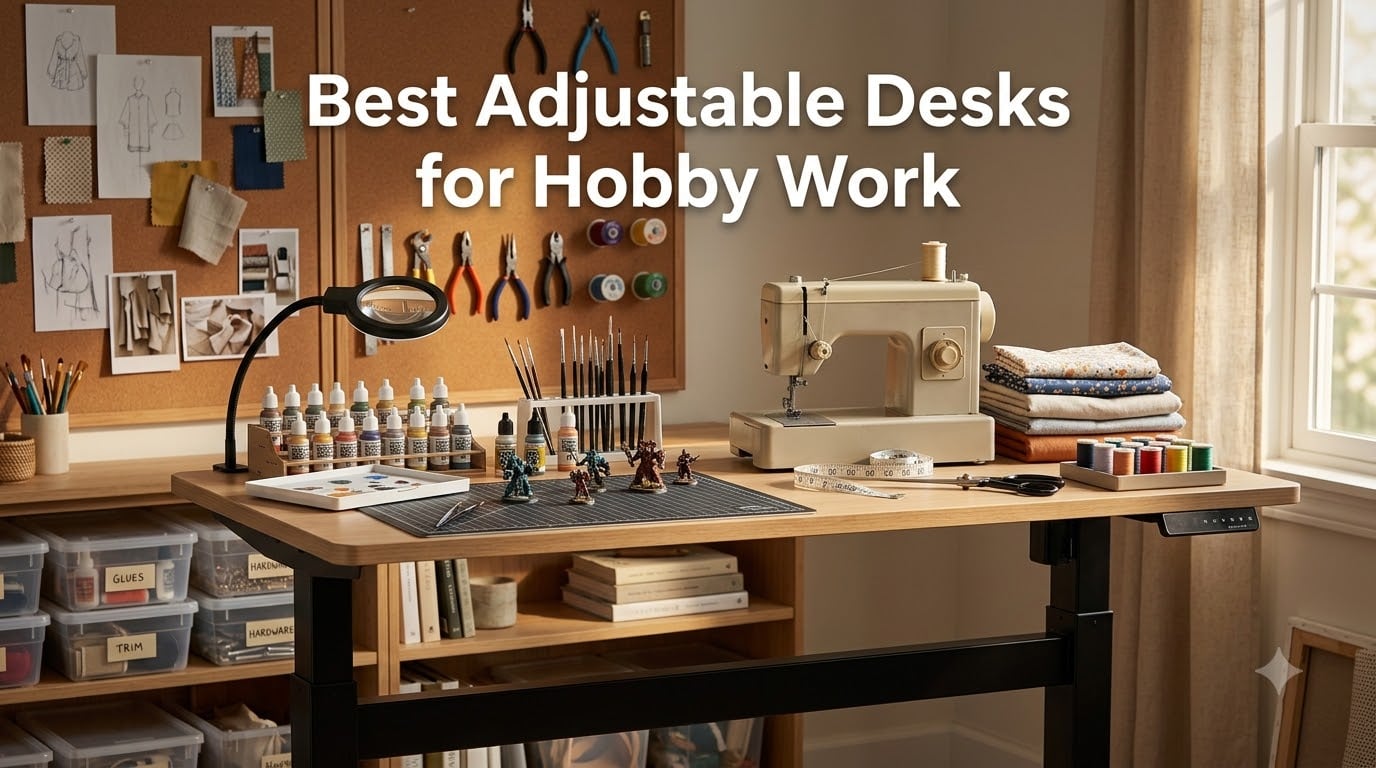 Best Adjustable Desks for Hobby Work