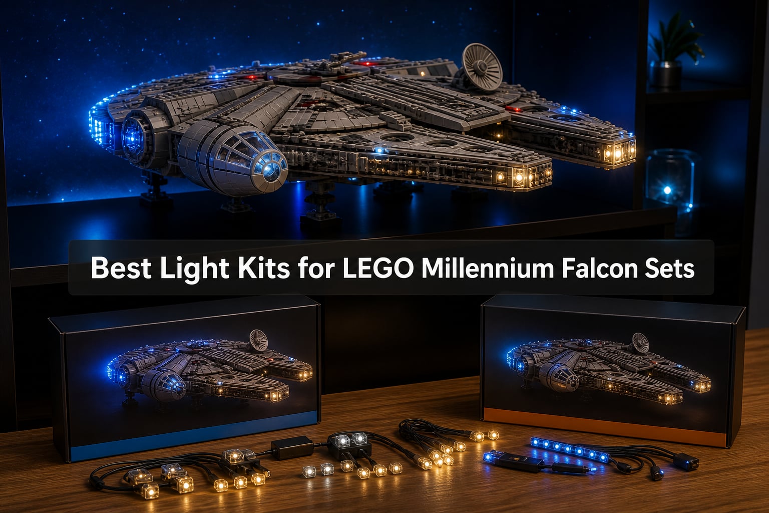 Best Light Kits for LEGO Millennium Falcon Sets