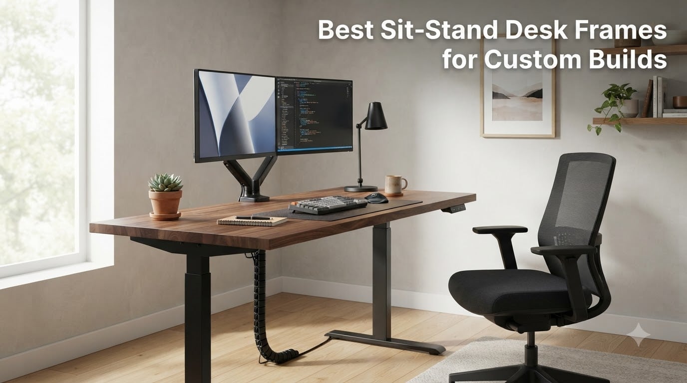 Best Sit-Stand Desk Frames for Custom Builds