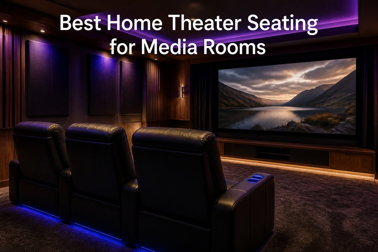 Best Home Theater Seating for Media Rooms
