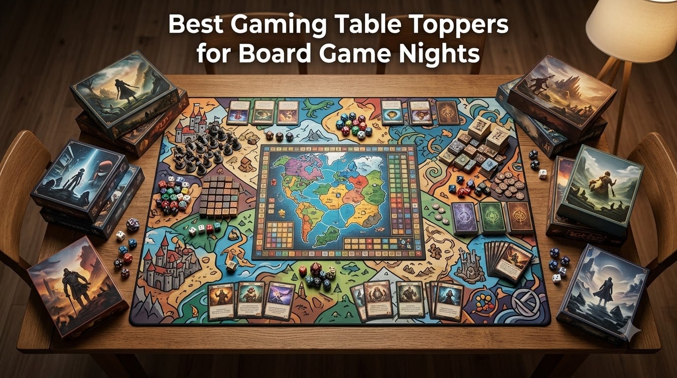Best Gaming Table Toppers for Board Game Nights