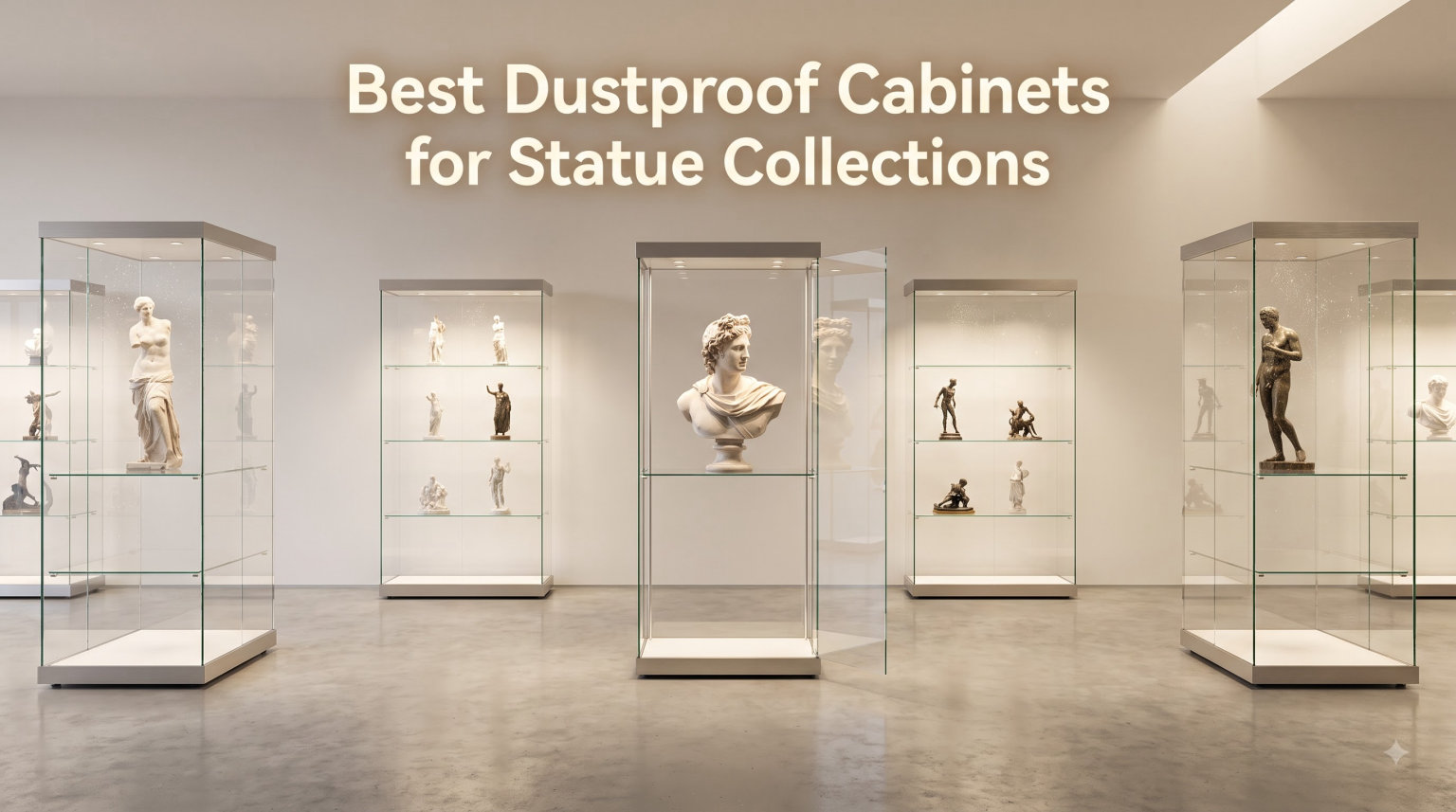Best Dustproof Cabinets for Statue Collections
