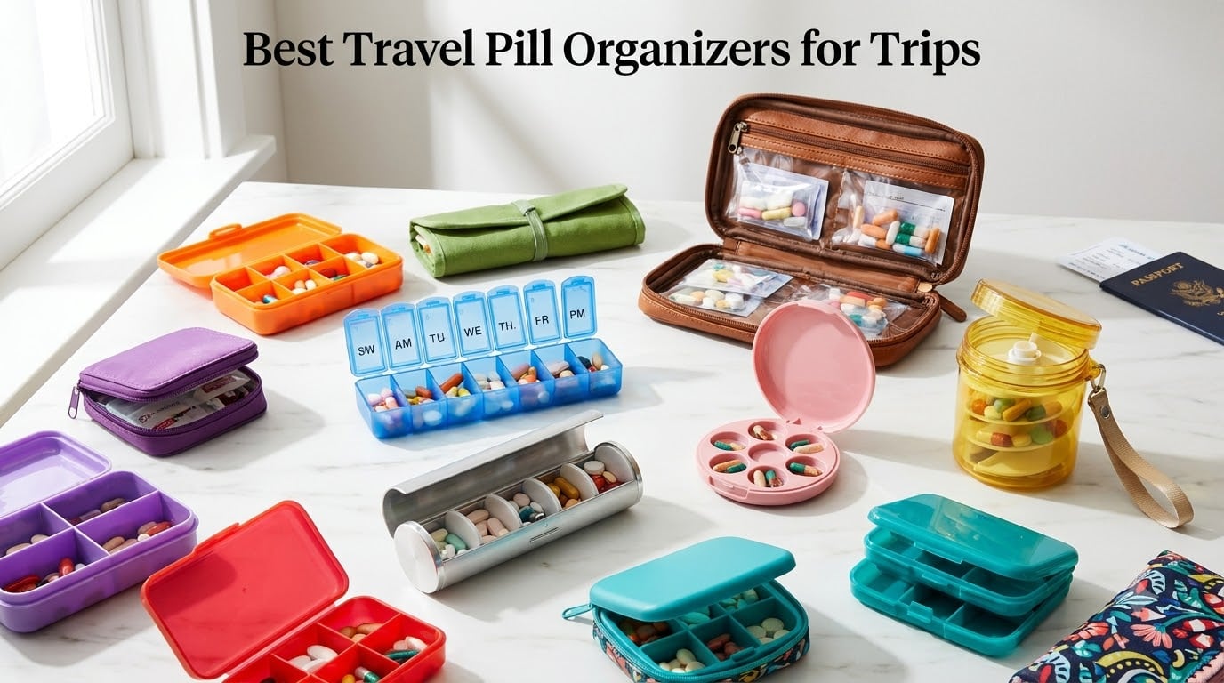 Best Travel Pill Organizers for Trips