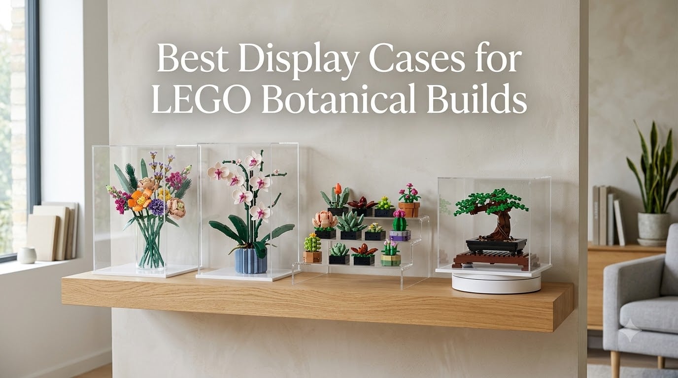 Best Display Cases for LEGO Botanical Builds