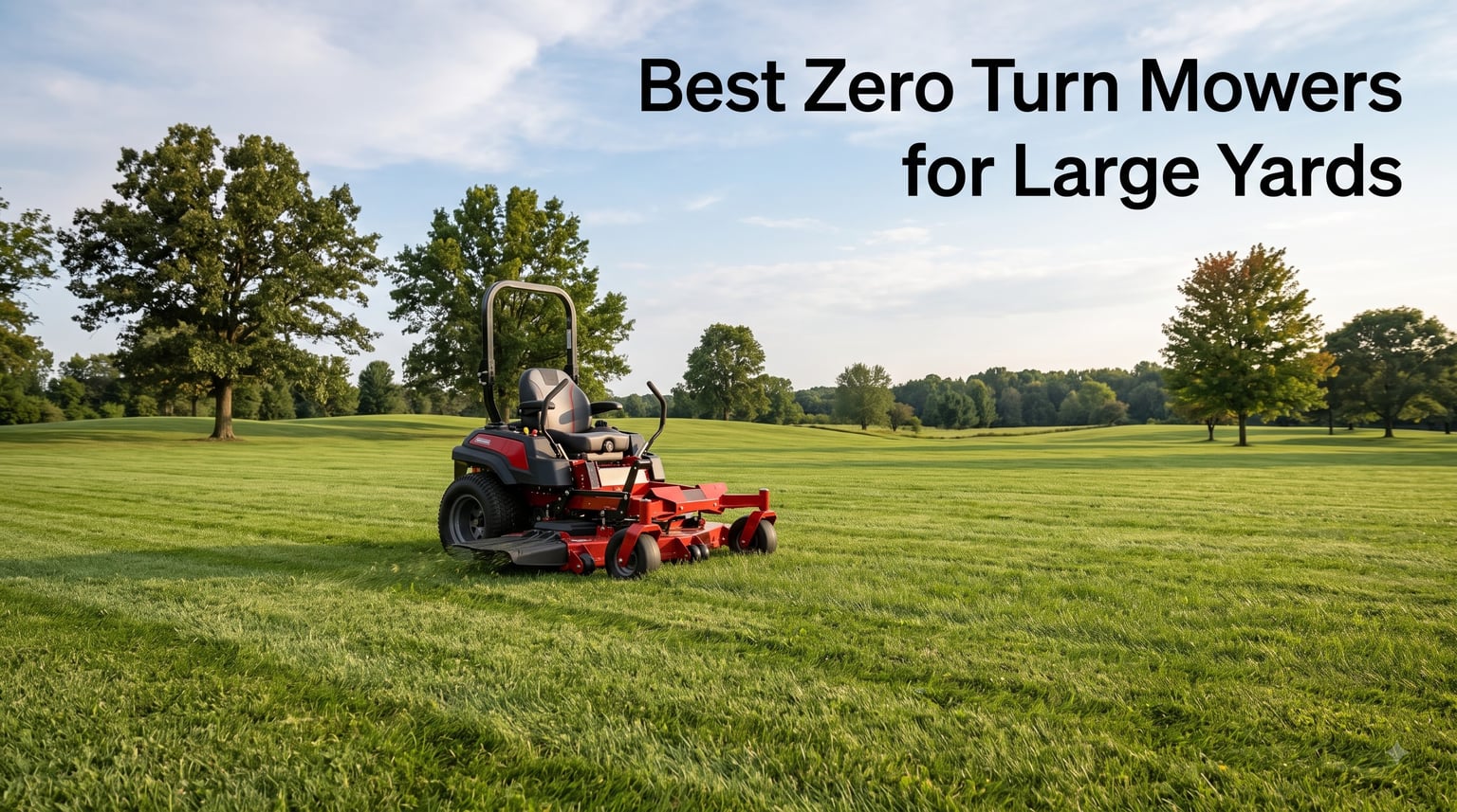 Best Zero Turn Mowers for Large Yards