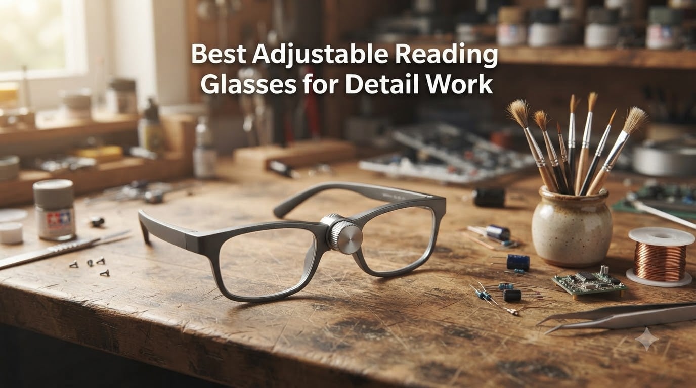 Best Adjustable Reading Glasses for Detail Work