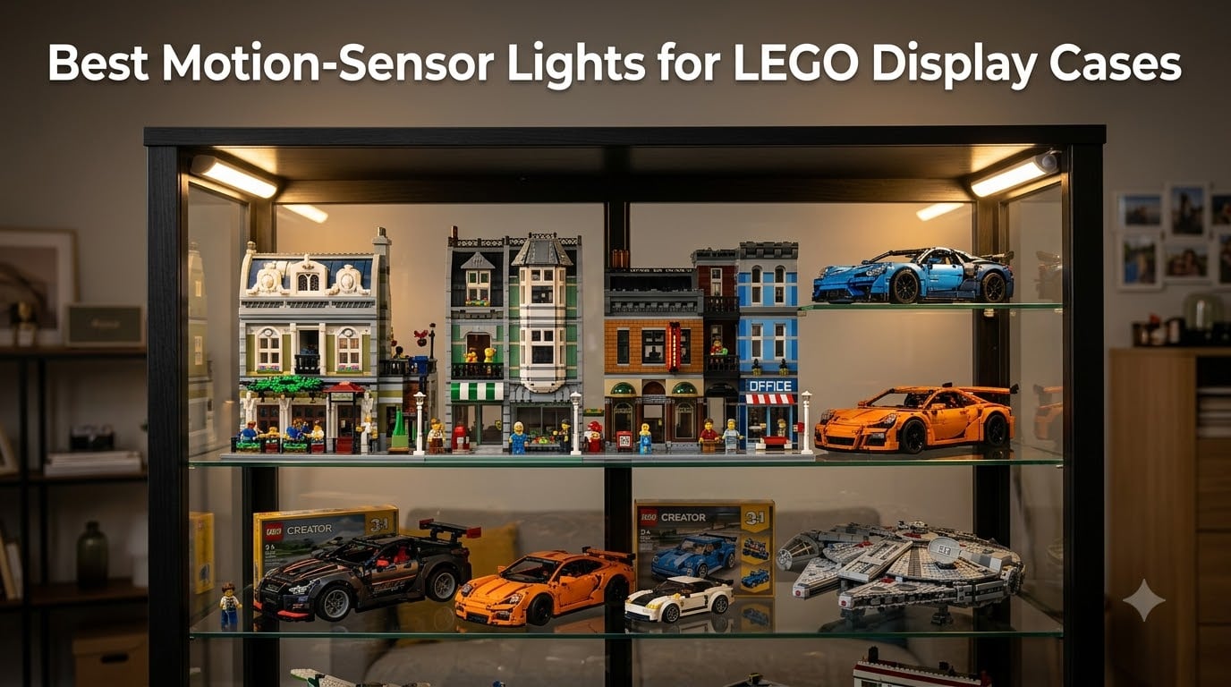 Best Motion-Sensor Lights for LEGO Display Cases