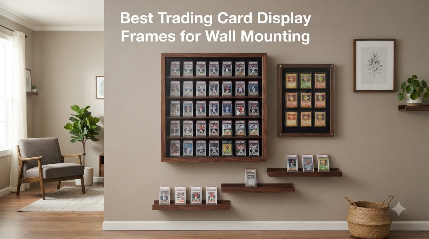 Best Trading Card Display Frames for Wall Mounting