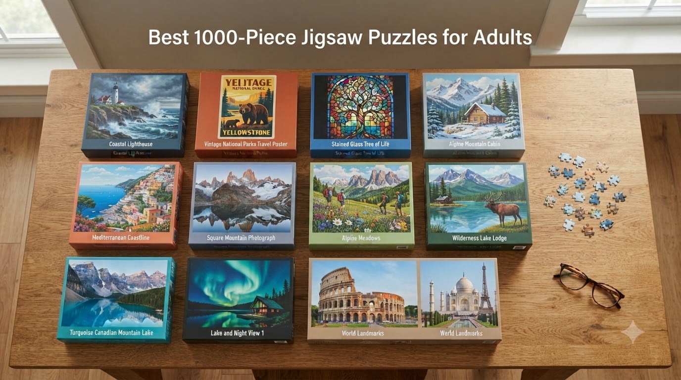 Best 1000-Piece Jigsaw Puzzles for Adults