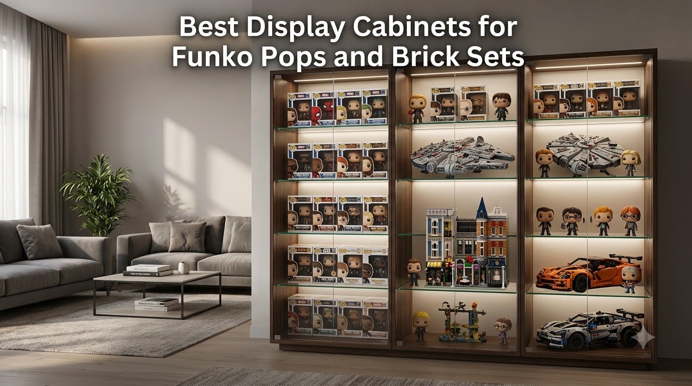 Best Display Cabinets for Funko Pops and Brick Sets