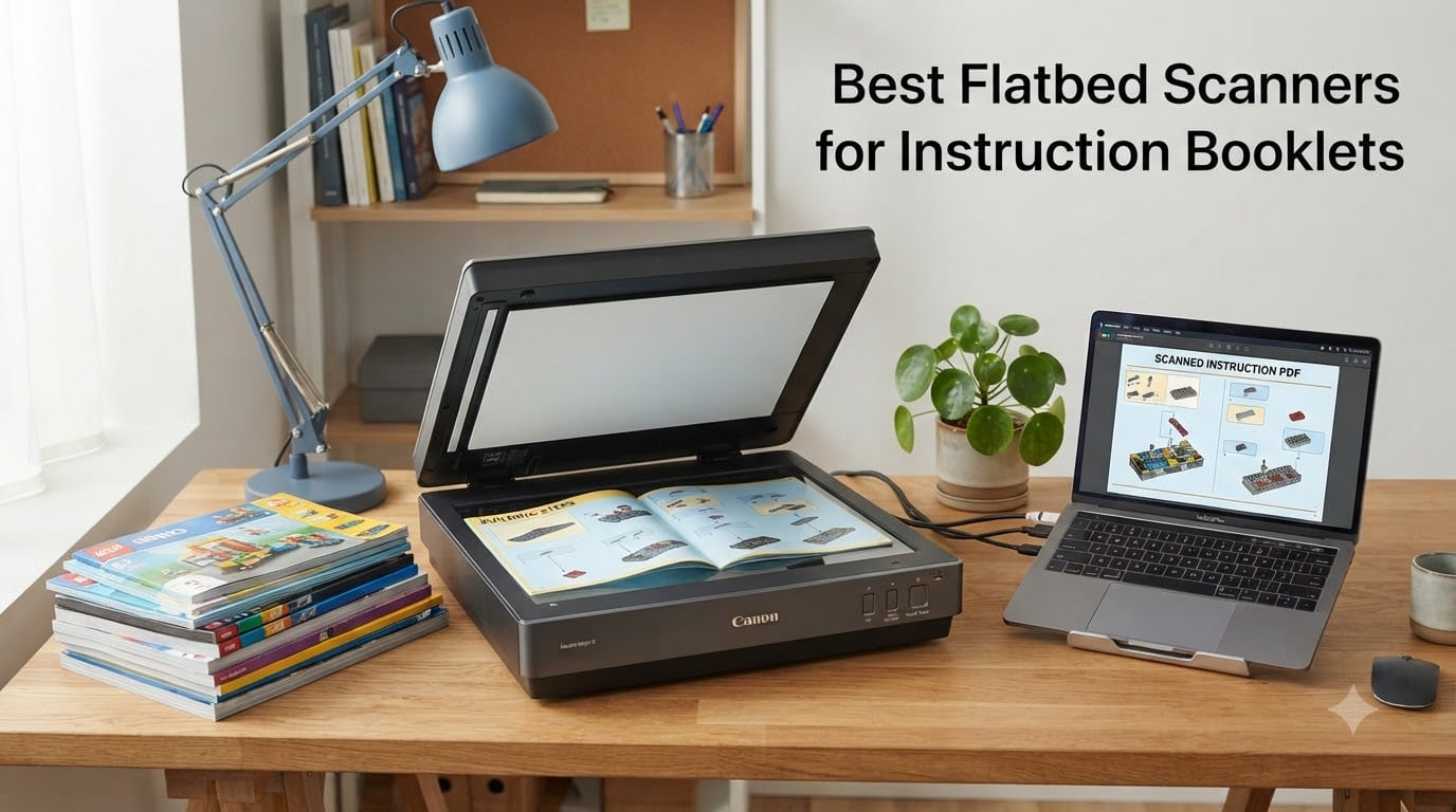 Best Flatbed Scanners for Instruction Booklets