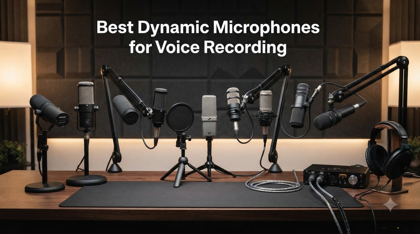 Best Dynamic Microphones for Voice Recording