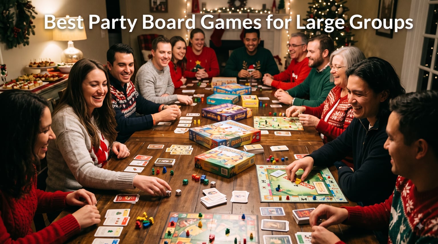 Best Party Board Games for Large Groups