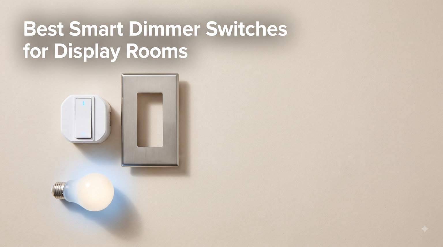 Best Smart Dimmer Switches for Display Rooms