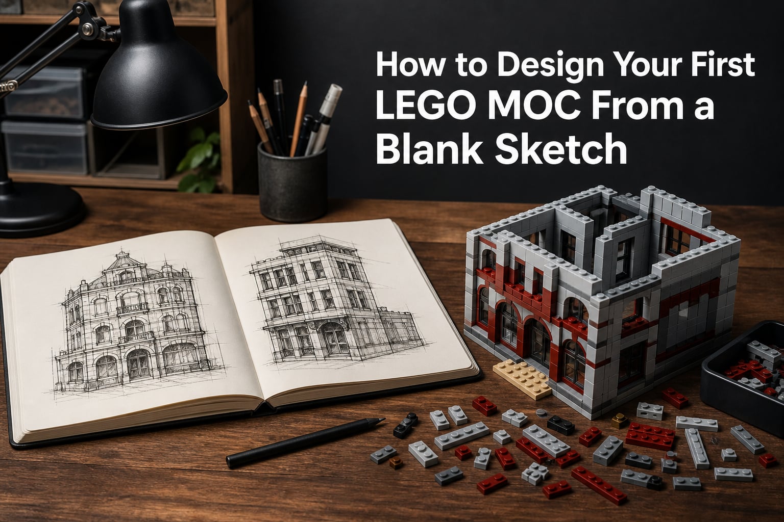 How to Design Your First LEGO MOC From a Blank Sketch