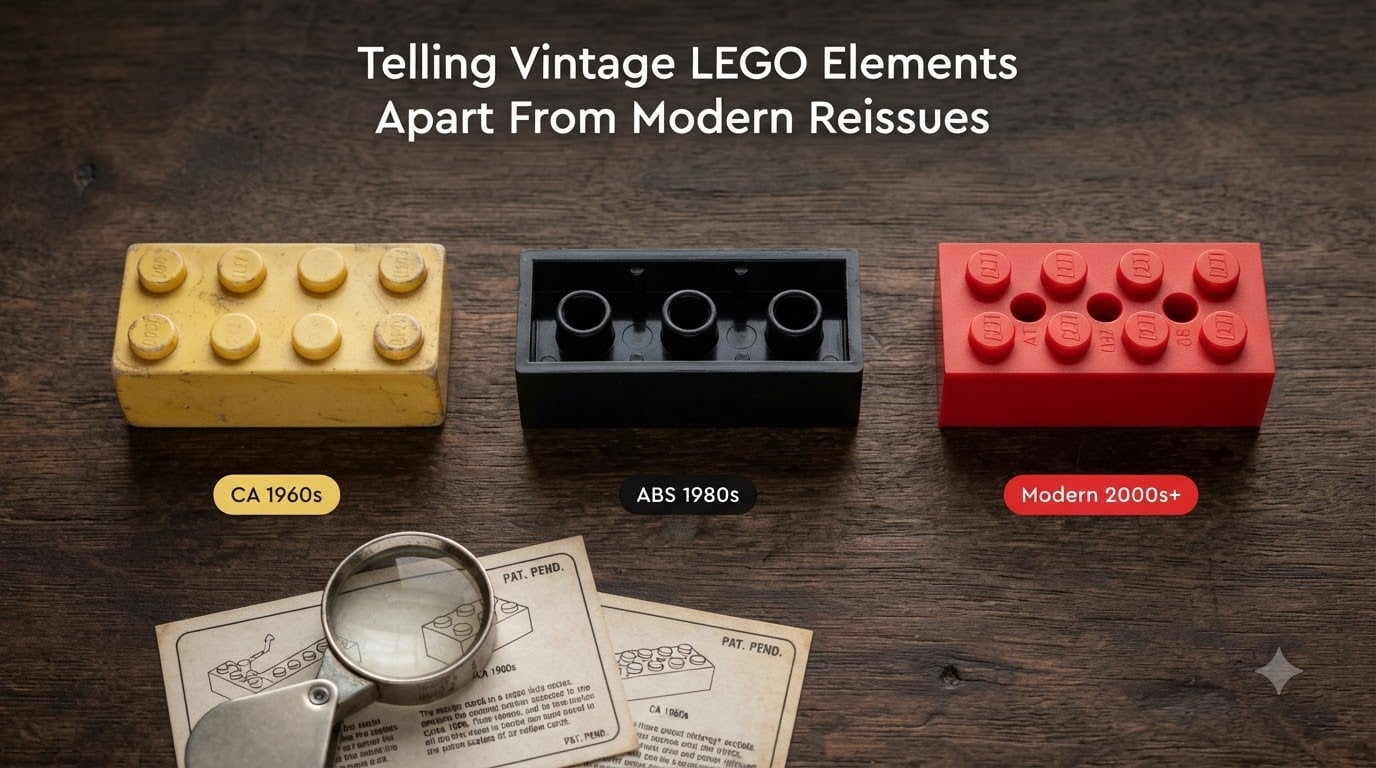 Telling Vintage LEGO Elements Apart From Modern Reissues