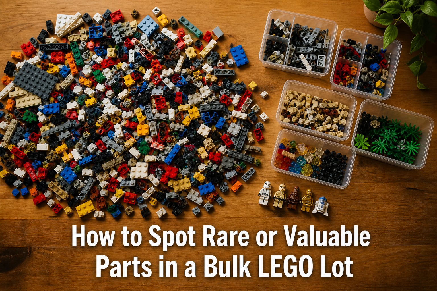 How to Spot Rare or Valuable Parts in a Bulk LEGO Lot