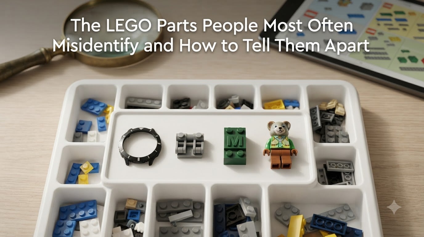 The LEGO Parts People Most Often Misidentify and How to Tell Them Apart