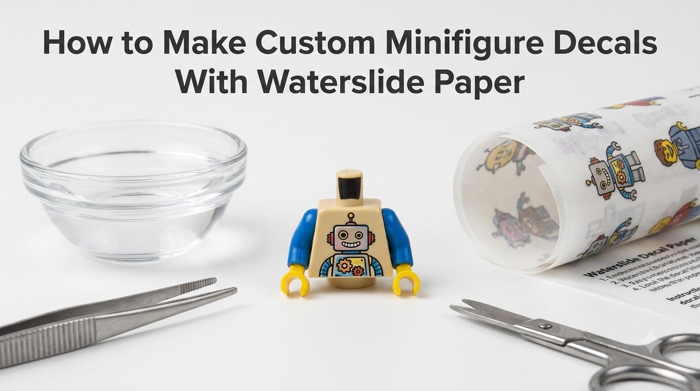 How to Make Custom Minifigure Decals With Waterslide Paper